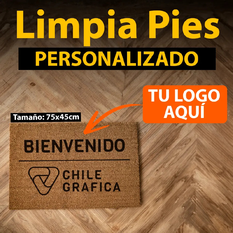 Limpia pies personalizado - Chilegrafica