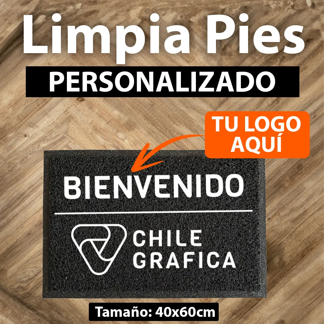 Limpia pies personalizado - Chilegrafica