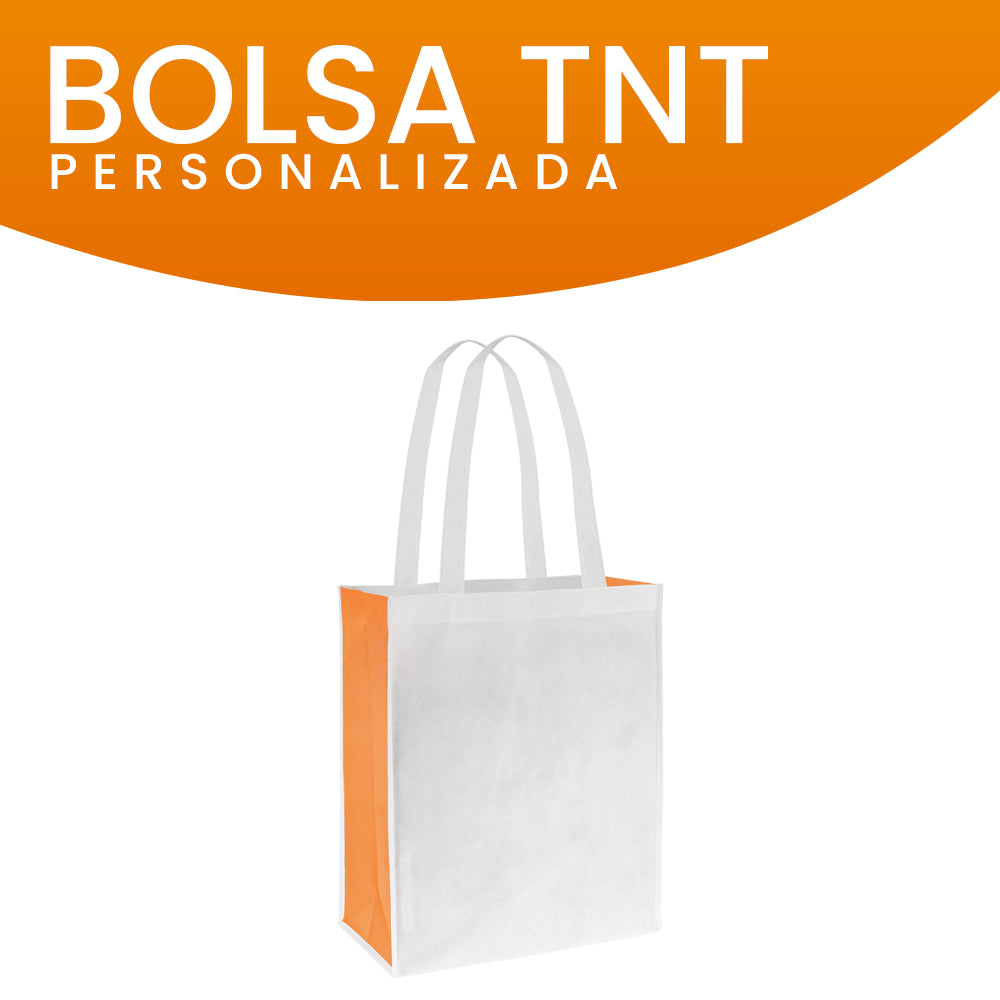 Bolsa TNT personalizada en uso cotidiano, mostrando su practicidad y resistencia.