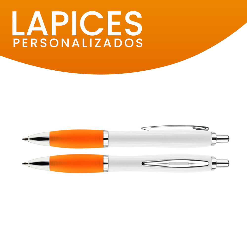 Lápiz Wind Stella color naranjo personalizado con logo para campañas publicitarias