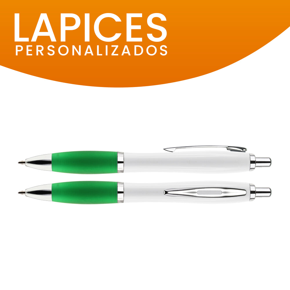 Lápiz Wind Stella color verde personalizado con logo para promociones empresariales