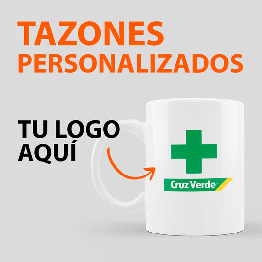 Tazón personalizado de cerámica blanca de 11 oz, ideal para regalos corporativos y promociones empresariales.
